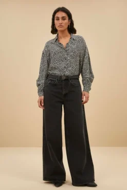 By bar Blouses*lykke calm flower blouse | calm flower print