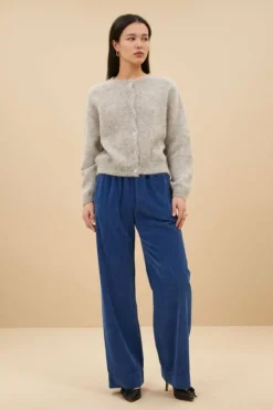 By bar Broeken*mees cord pants | bright oil blue