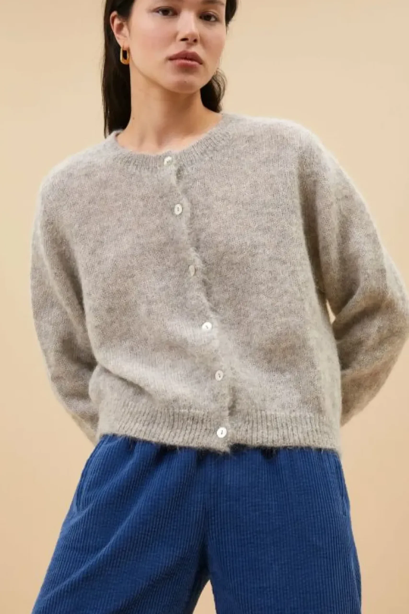 By bar Broeken*mees cord pants | bright oil blue