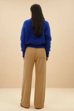 By bar Broeken*mees cord pants | camel