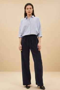 By bar Broeken*mees cord pants | midnight