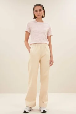 By bar Broeken*mees twill pant | grain