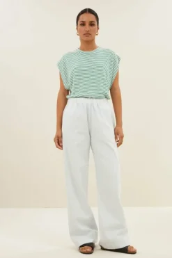 By bar Broeken*mees twill pants | illu grey