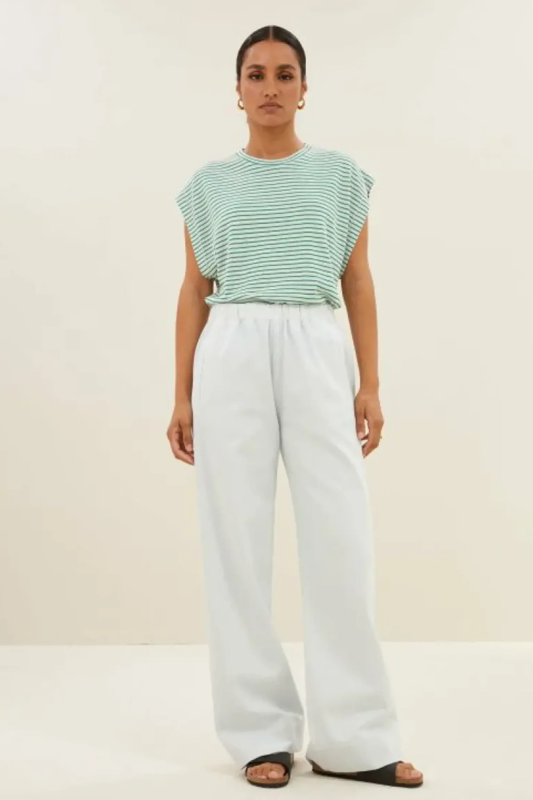 By bar Broeken*mees twill pants | illu grey