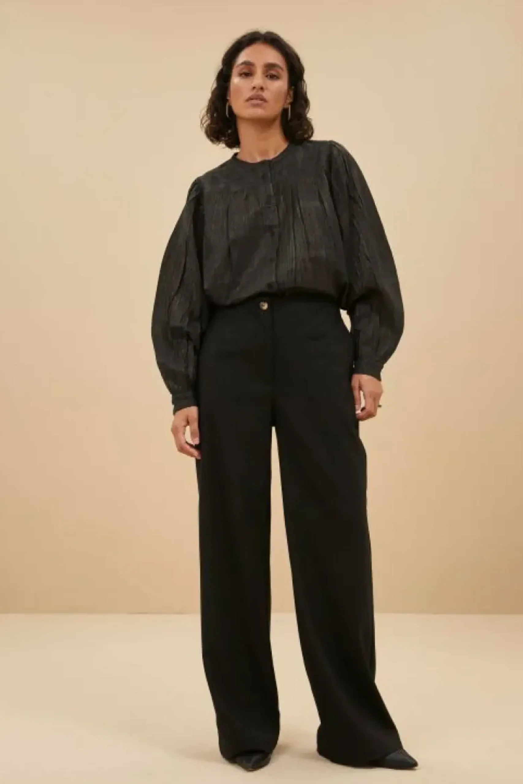 By bar Blouses*meggie lurex blouse | midnight