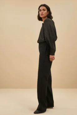 By bar Blouses*meggie lurex blouse | midnight