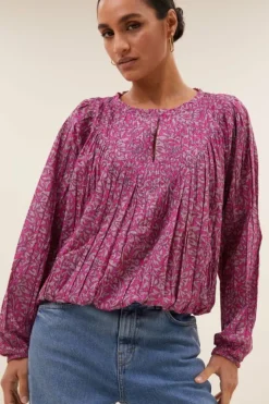 By bar Blouses*mint saree blouse | saree print