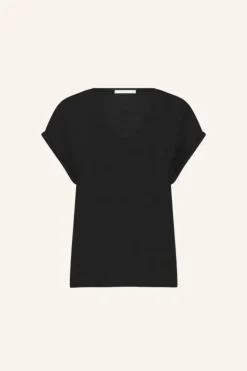 By bar Tops & Shirts*momi logo top | jet black