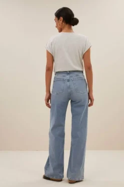 By bar Tops & Shirts*momi logo top | light grey melee