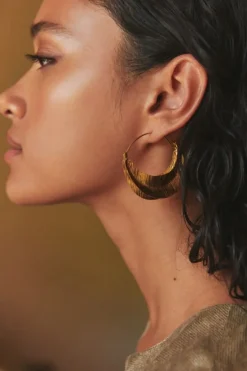 By bar Oorbellen|Sieraden*moon earring | gold