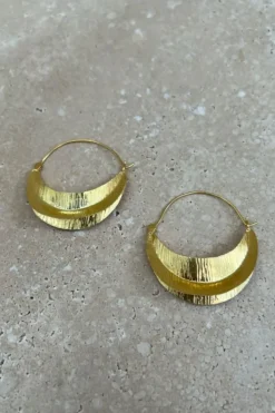 By bar Oorbellen|Sieraden*moon earring | gold