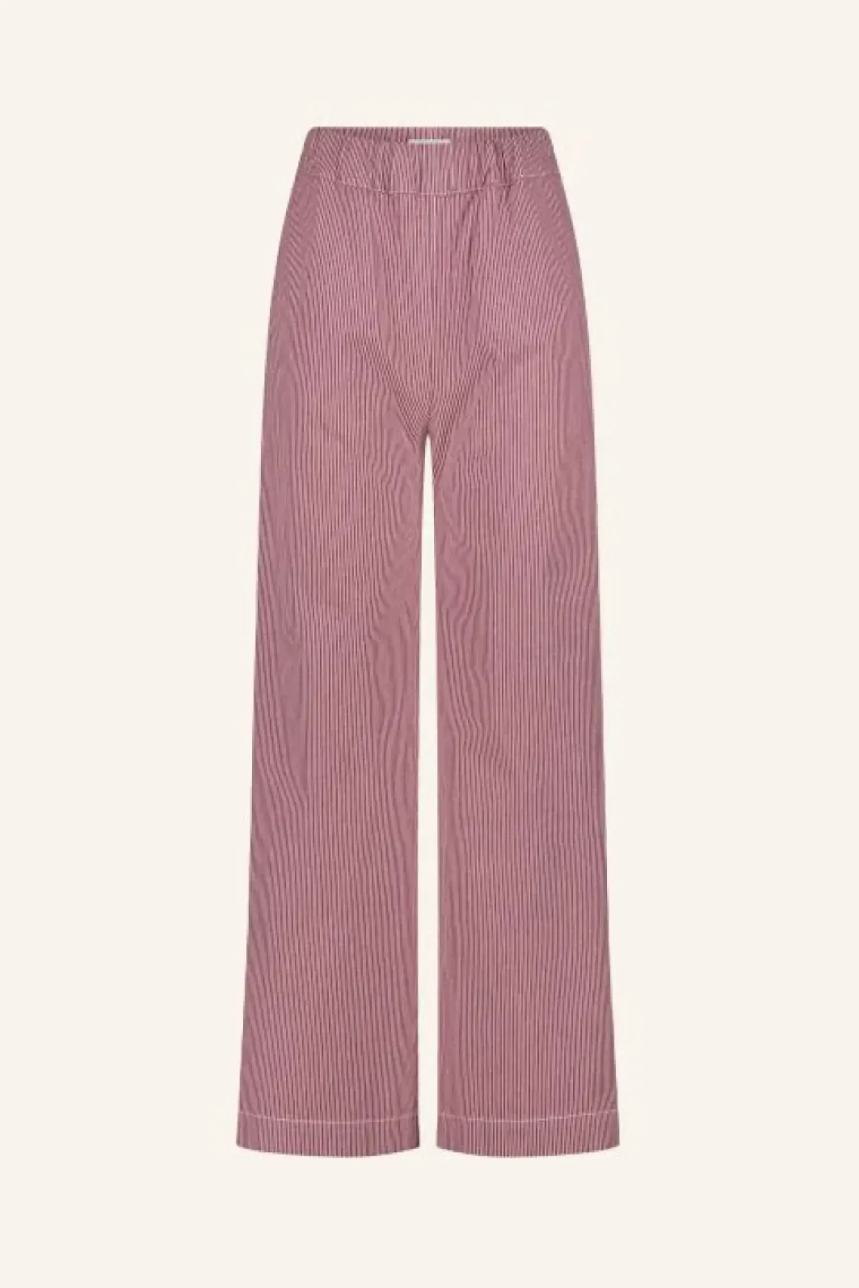 By bar Broeken*neal stripe pants | cherry milky stripe
