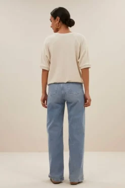 By bar Tops & Shirts*neva slub top | almond