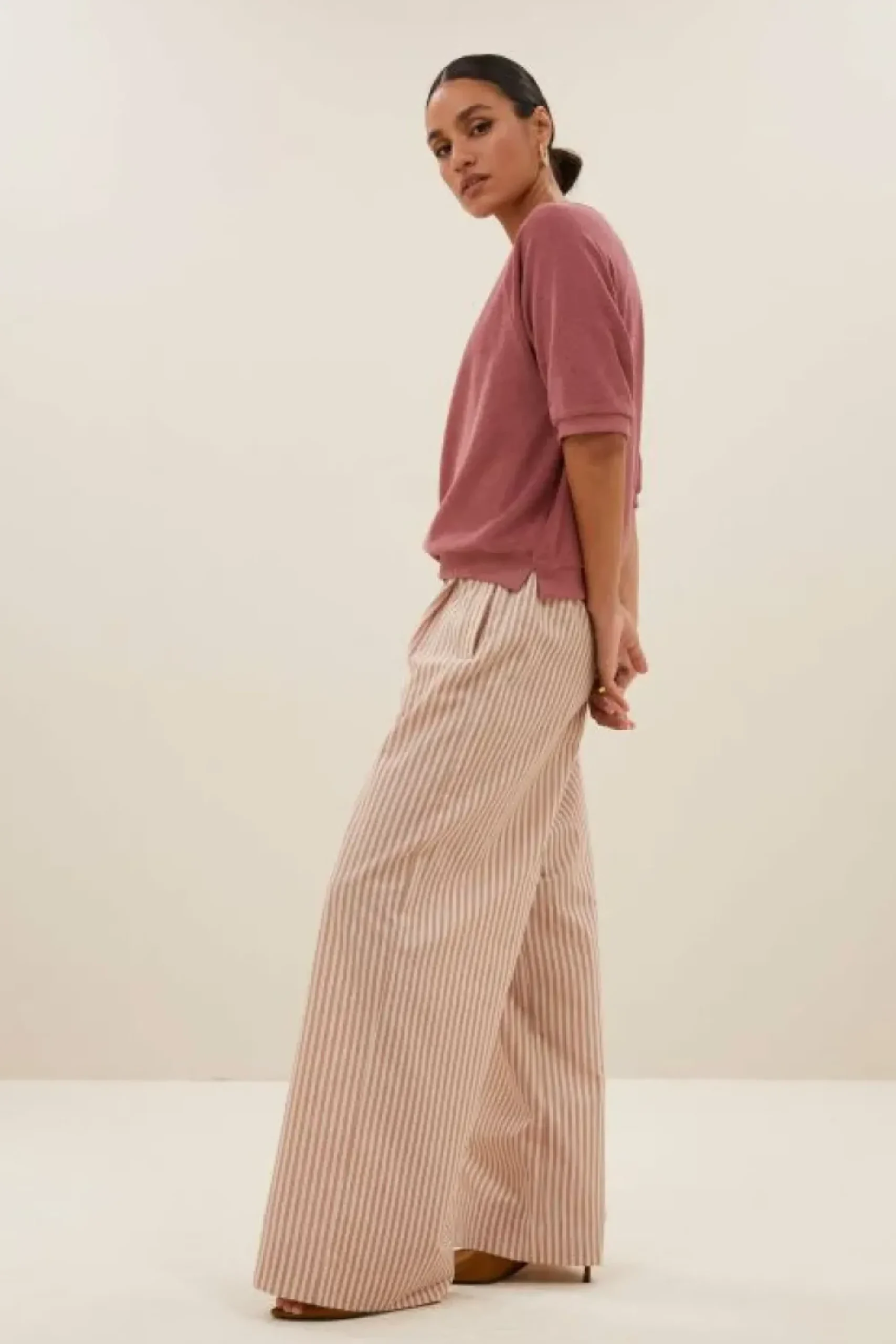 By bar Tops & Shirts*neva slub top | bright plum