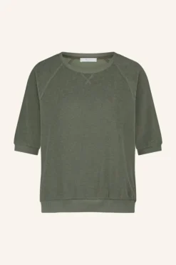 By bar Tops & Shirts*neva slub top | mulled basil