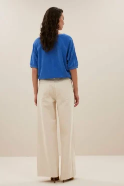 By bar Tops & Shirts*neva slub top | queens blue