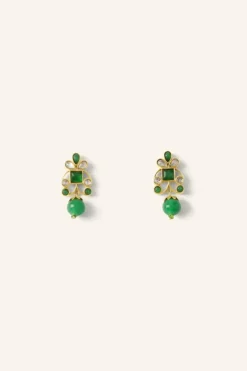 By bar Oorbellen*nila earring | green