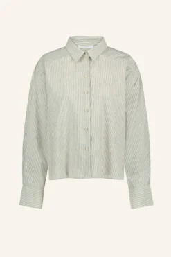 By bar Blouses*nima lurex stripe blouse | midnight