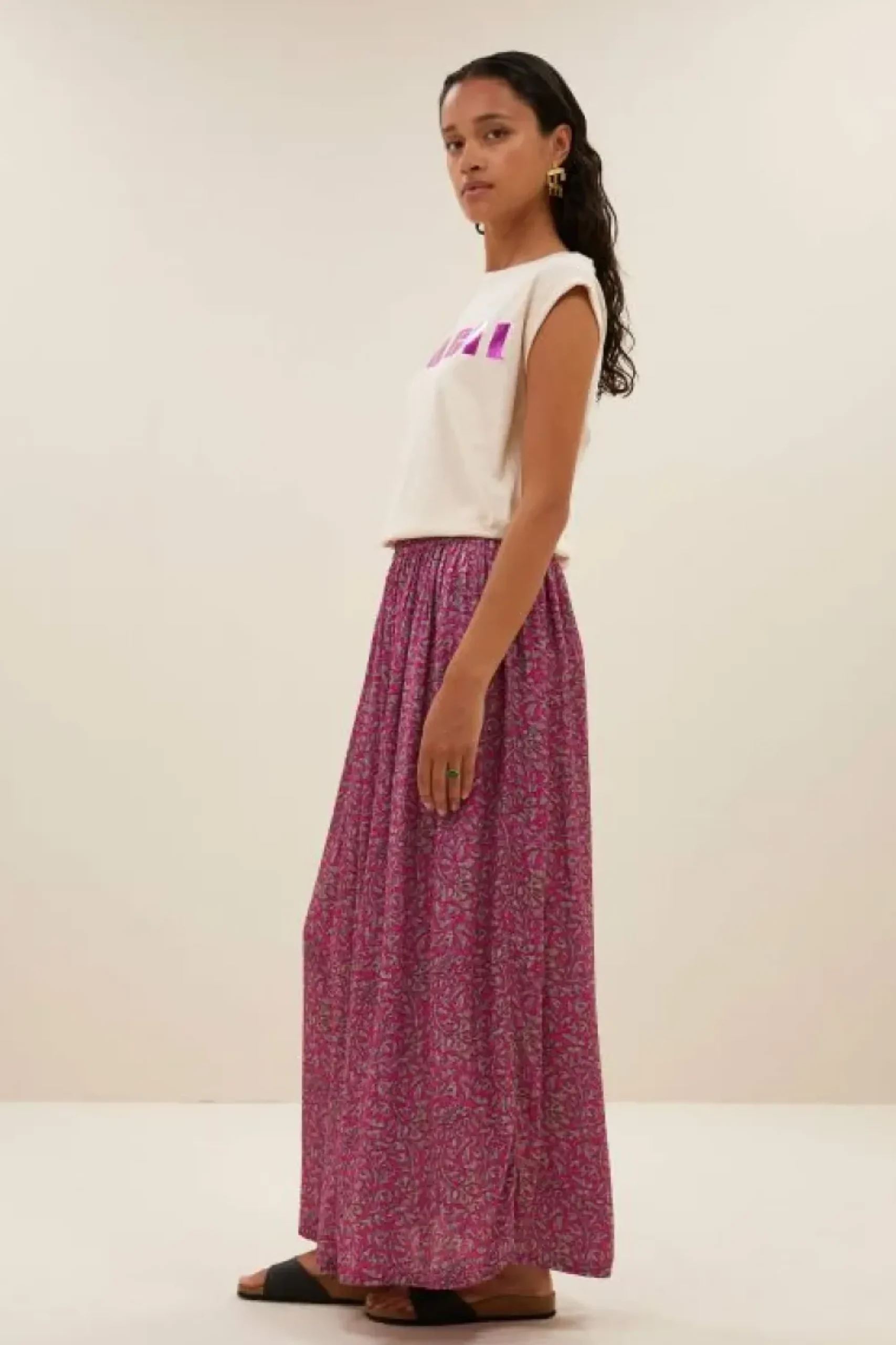 By bar Rokken*nina saree skirt | saree print