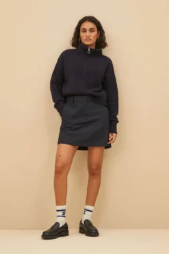 By bar Rokken*noora short skirt | midnight