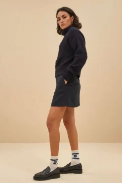 By bar Rokken*noora short skirt | midnight