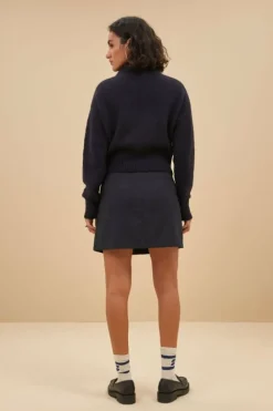 By bar Rokken*noora short skirt | midnight
