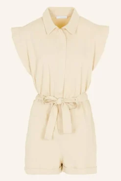 By bar Jumpsuits*ollie twill suit | grain