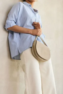 By bar Tassen*paris suede bag | sand