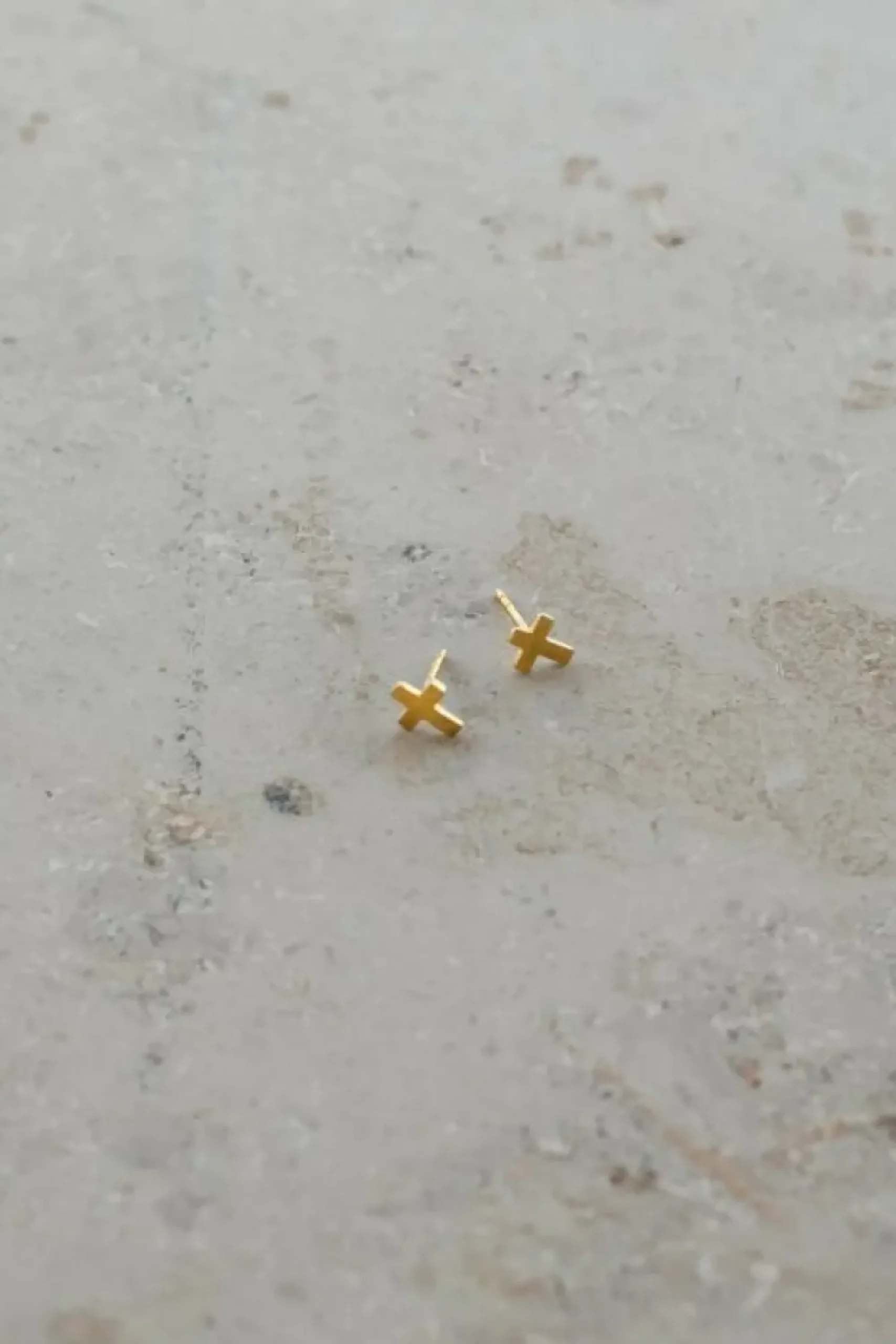 By bar Oorbellen|Sieraden*PD cross | gold