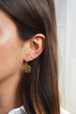 By bar Oorbellen|Sieraden*PD FLOWER | gold