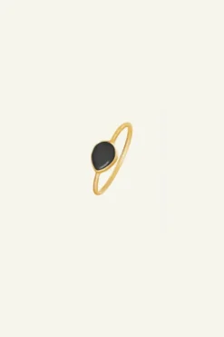 By bar Sieraden*PD MINIMAL RING | black