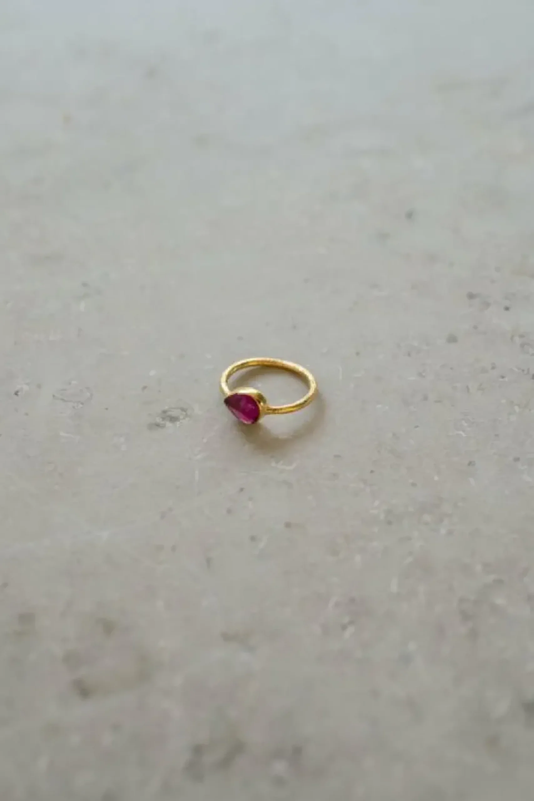 By bar Sieraden*PD MINIMAL RING | ruby