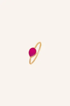 By bar Sieraden*PD MINIMAL RING | ruby
