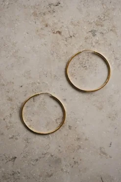 By bar Oorbellen|Sieraden*pd round earring L | gold