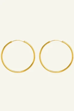 By bar Oorbellen|Sieraden*pd round earring L | gold