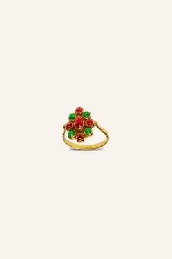 By bar Sieraden*perle ring | ruby