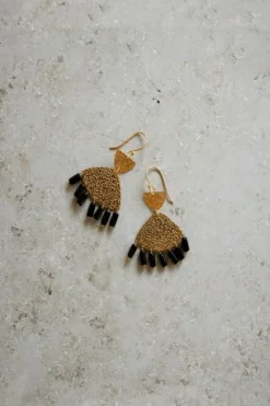 By bar Oorbellen|Sieraden*ravi earring | black