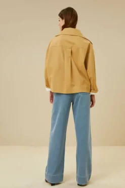 By bar Jassen*rika cotton coat | peanut
