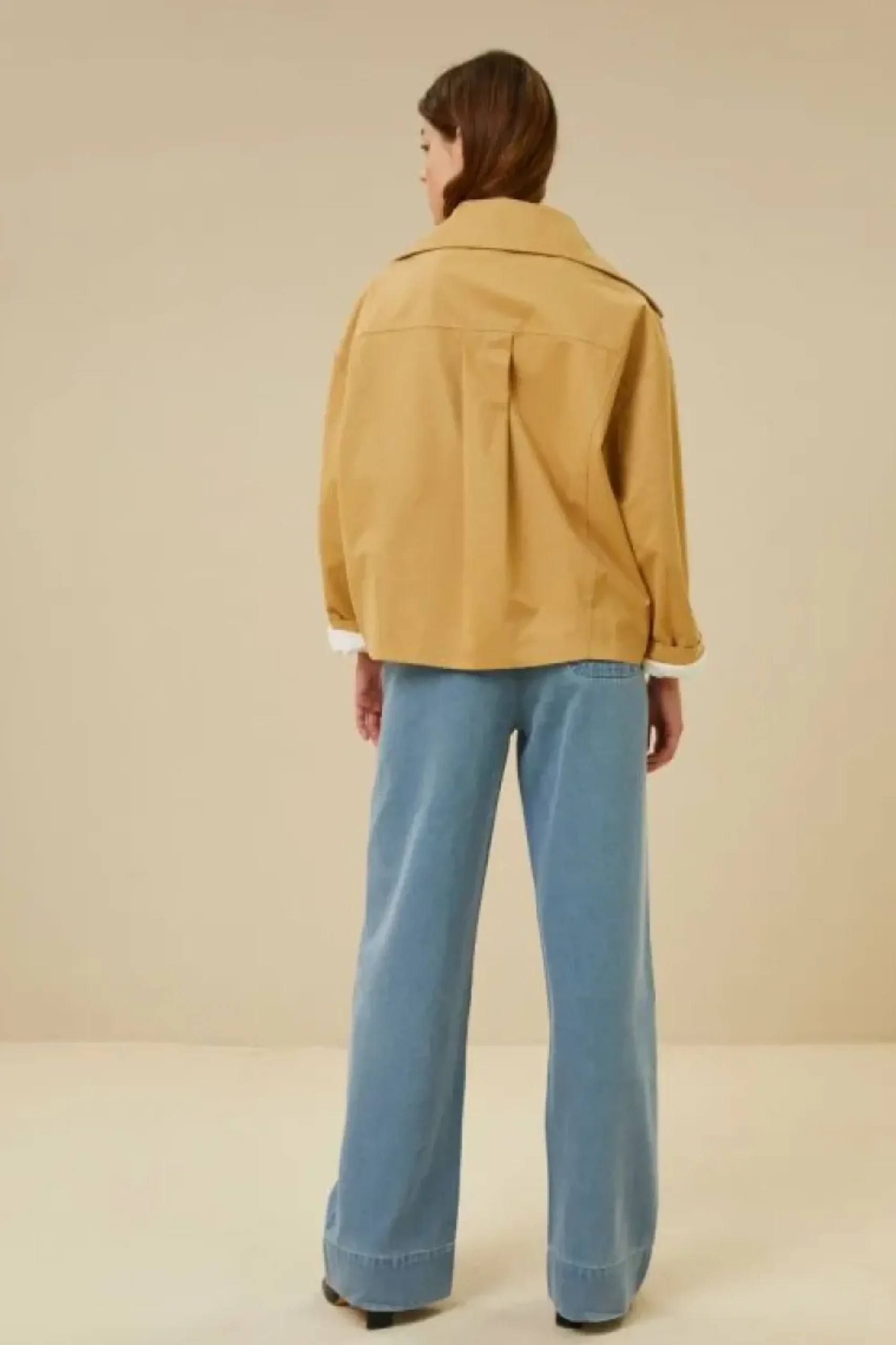 By bar Jassen*rika cotton coat | peanut