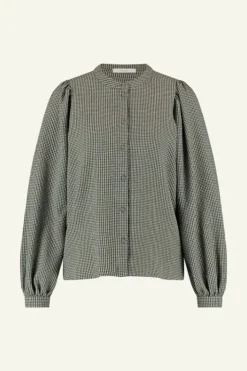 By bar Blouses*rikki small check blouse | small check