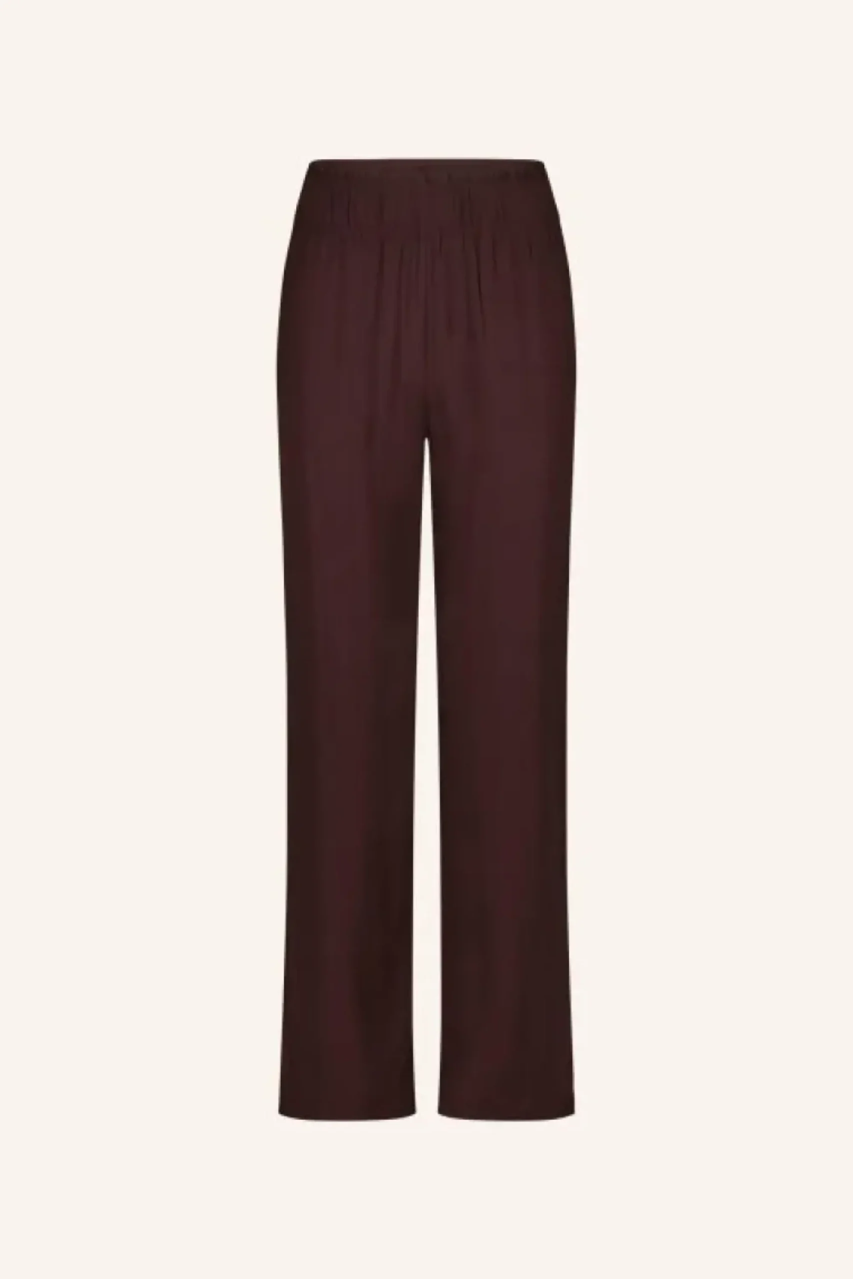 By bar Broeken*robyn viscose pants | pecan