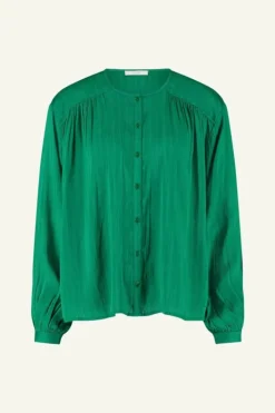 By bar Blouses*saar blouse | bright green