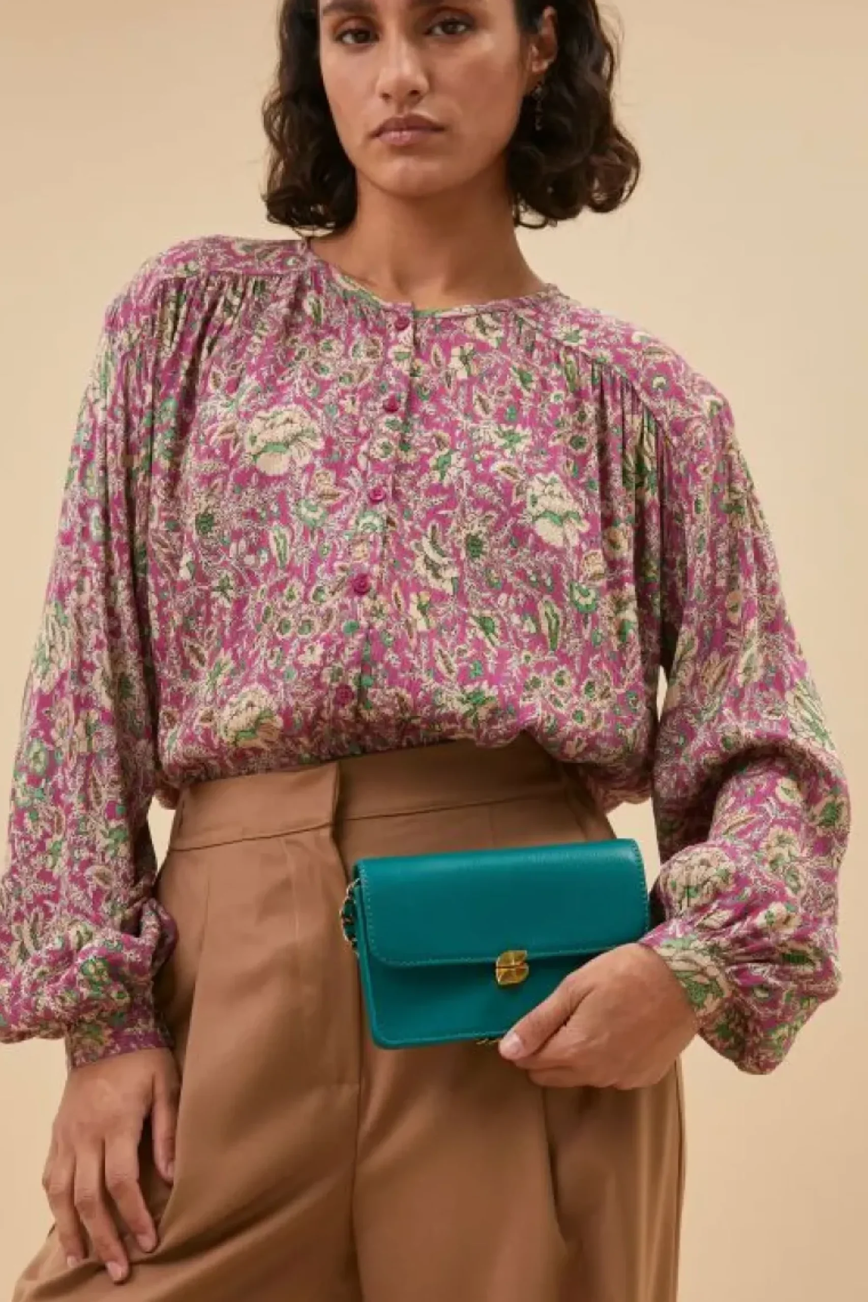 By bar Blouses*saar bouquet blouse | bouquet print