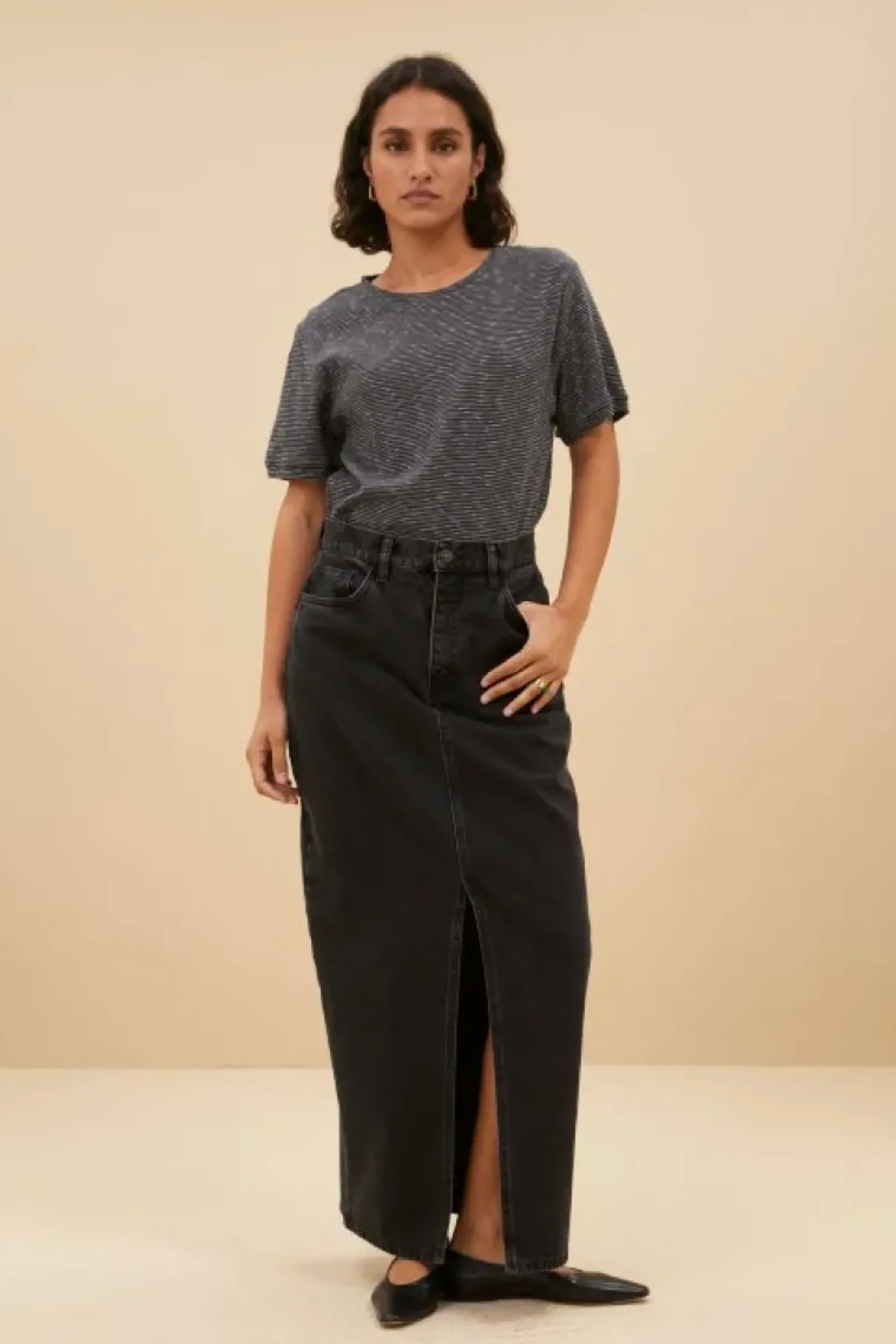 By bar Rokken*sis black skirt | jet black