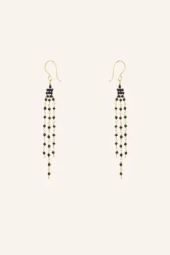By bar Oorbellen|Sieraden*sterre earring | black