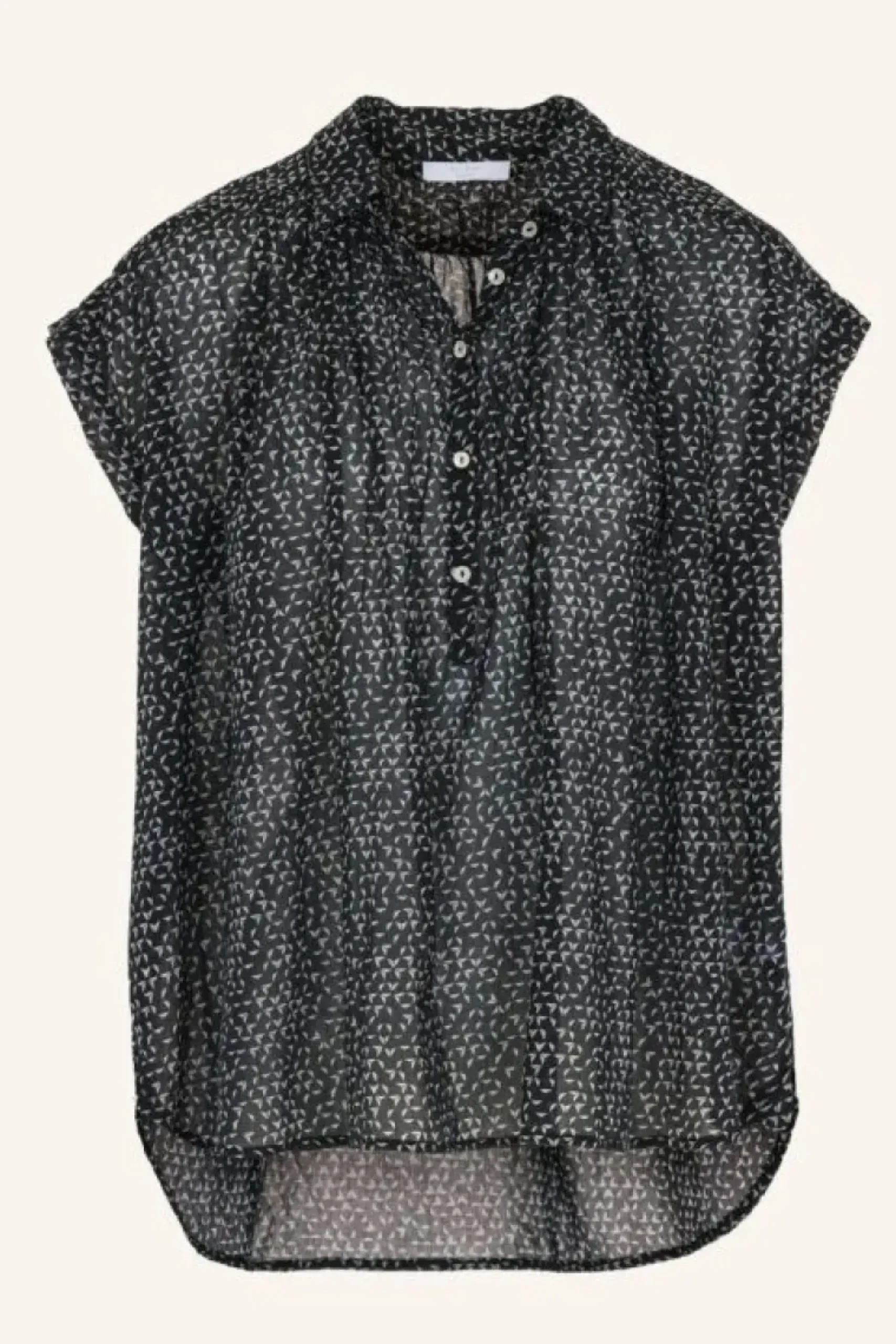 By bar Blouses*stevie paper blouse | paper print