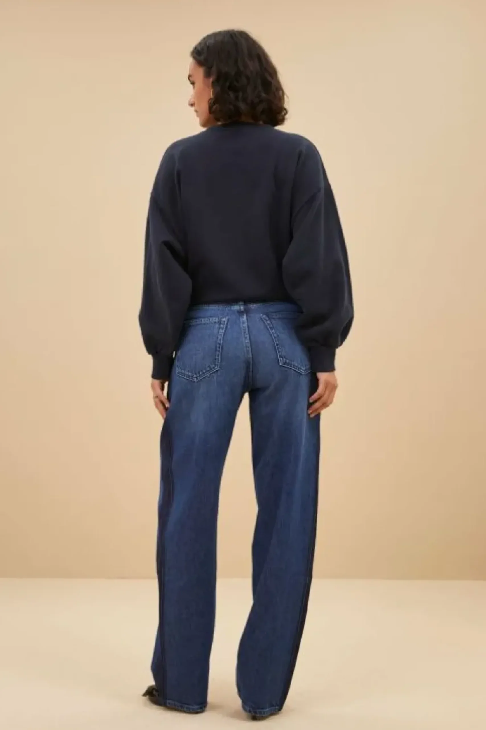 By bar Jeans|Broeken*two tone pants | denim