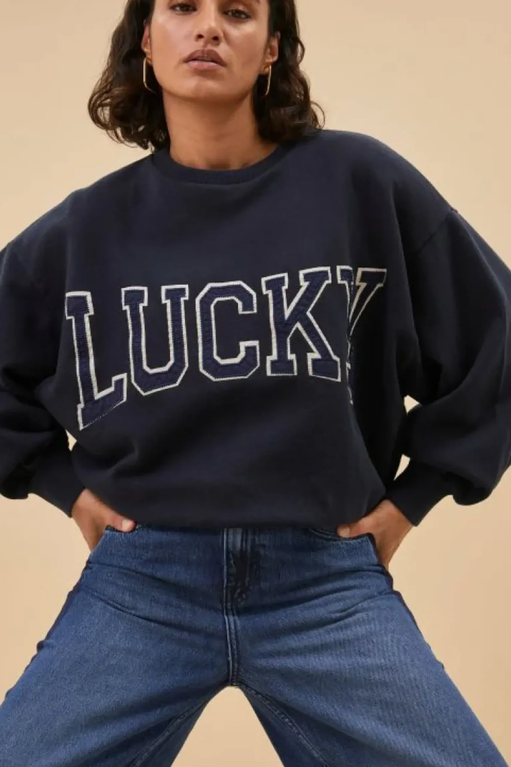 By bar Jeans|Broeken*two tone pants | denim