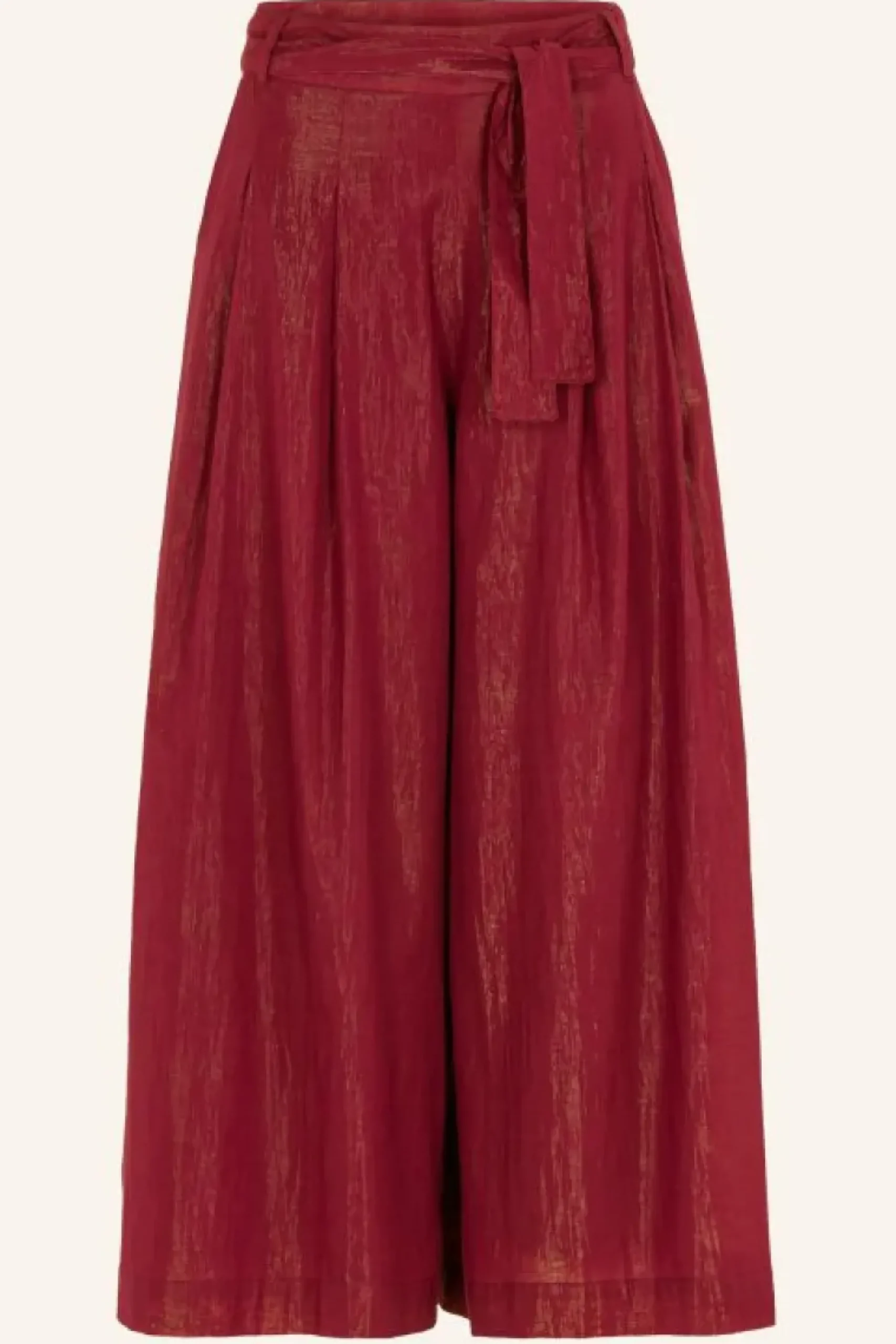 By bar Broeken*wanda metallic pant | grenache