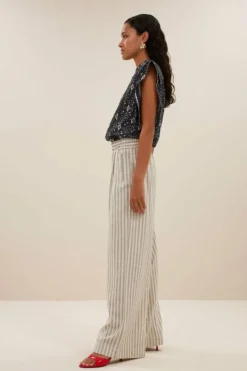 By bar Blouses*xena midnight ikat blouse | midnight ikat